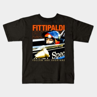 Emerson Fittipaldi 1972 Champion Retro Kids T-Shirt